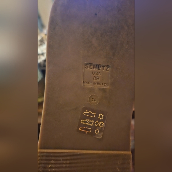 SHUTZ Marih Nappa Leather Platform Sandals In White. Size 8 - Picture 8 of 14